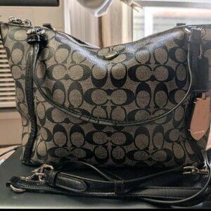 COACH PEYTON SIGNATURE EastWest CONVERTIBLE SHOULDER BAG